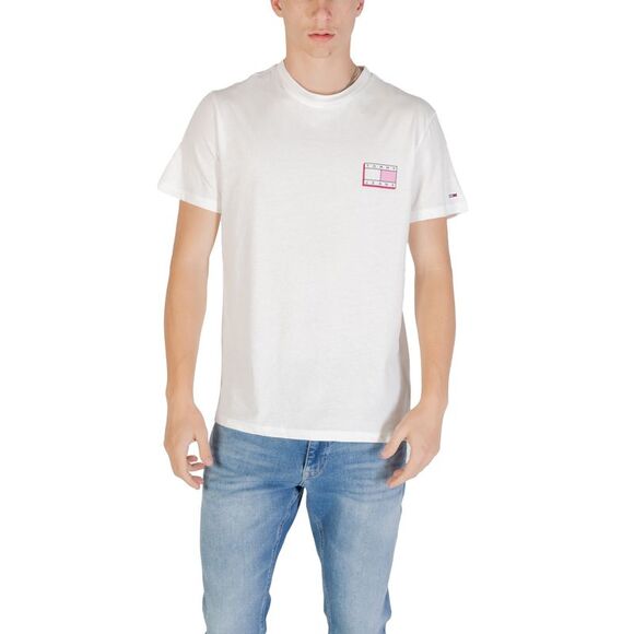 Tommy Hilfiger Jeans Tommy Hilfiger Graphic Tee Men Beige Shirts